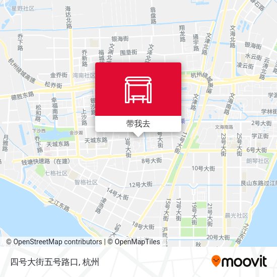 四号大街五号路口地图