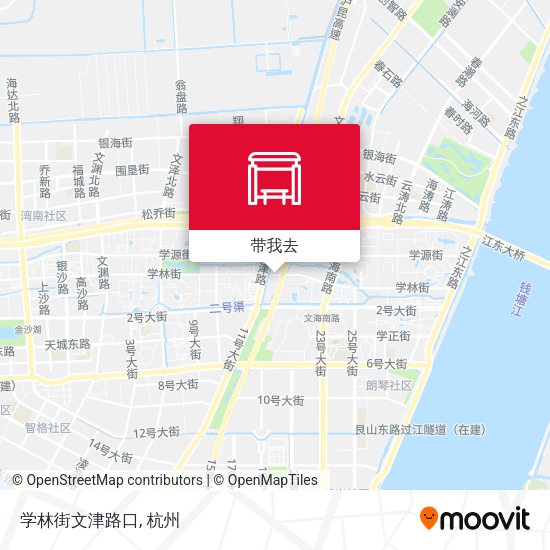 学林街文津路口地图