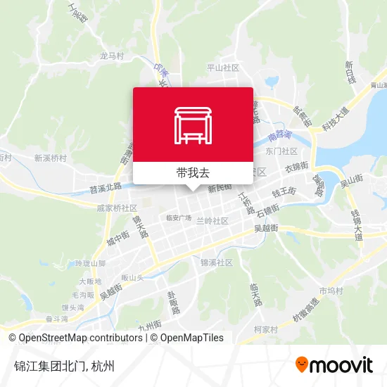锦江集团北门地图