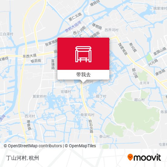 丁山河村地图