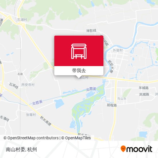 南山村委地图