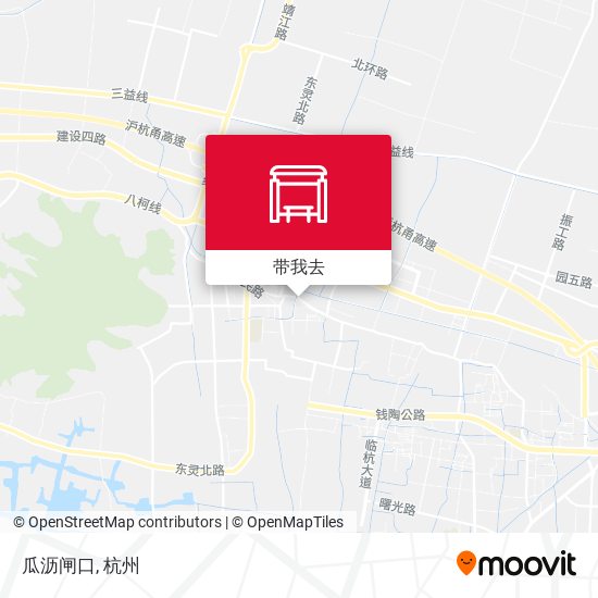 瓜沥闸口地图