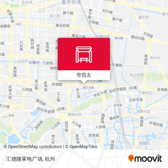 汇德隆家电广场地图