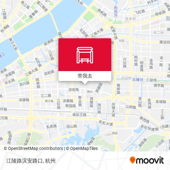 江陵路滨安路口地图