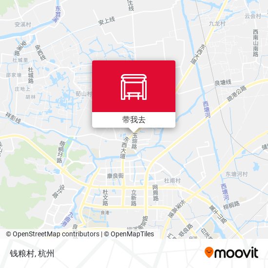 钱粮村地图