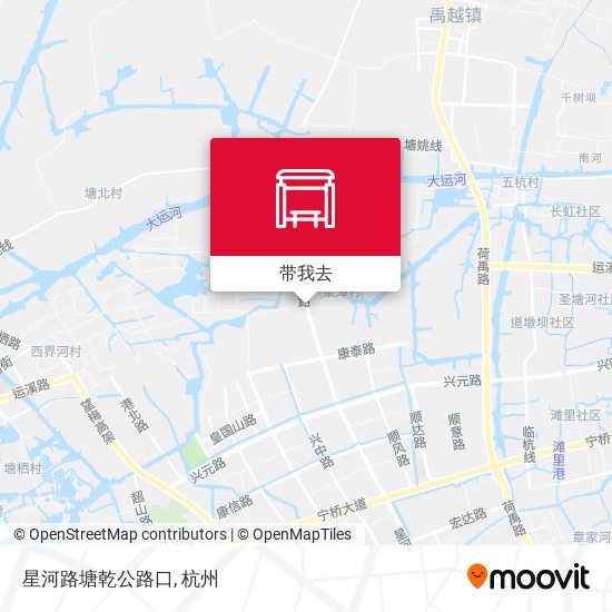 星河路塘乾公路口地图