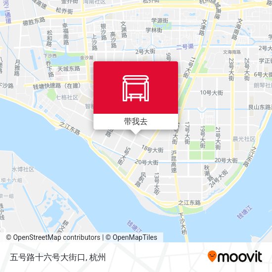 五号路十六号大街口地图