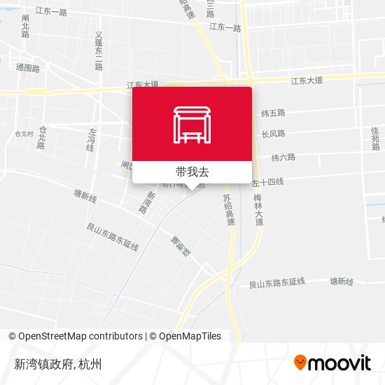 新湾镇政府地图