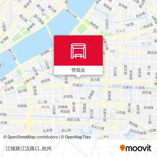 江陵路江汉路口地图