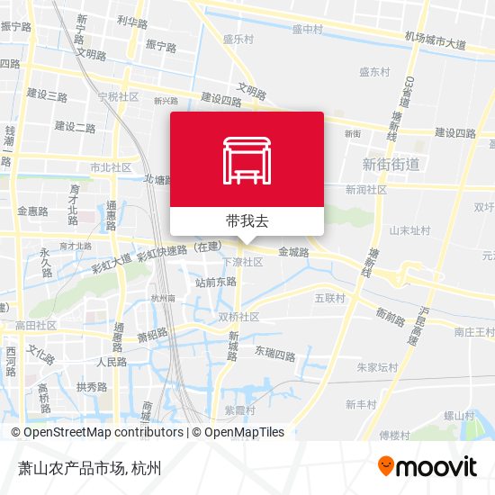 萧山农产品市场地图