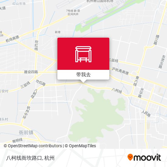 八柯线衙坎路口地图