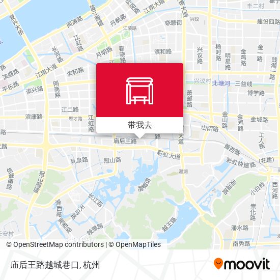 庙后王路越城巷口地图