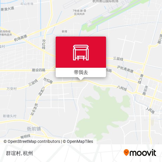 群谊村地图