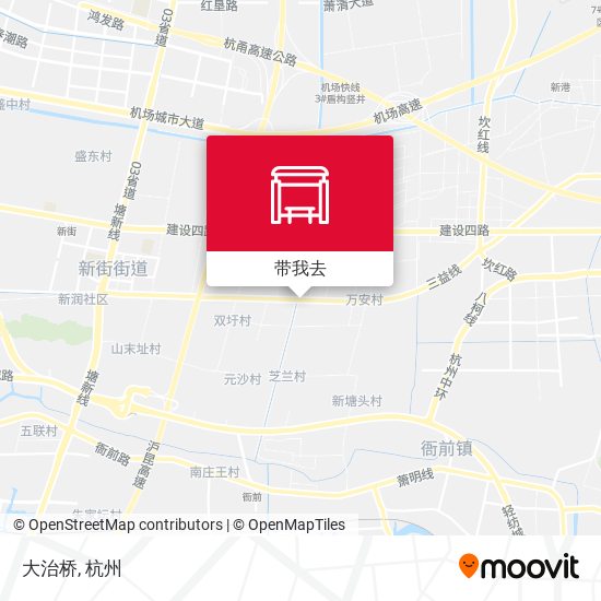 大治桥地图