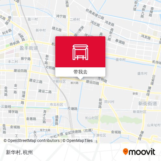新华村地图