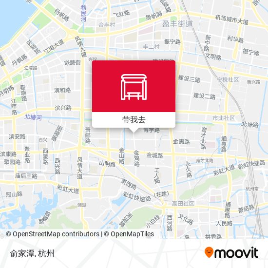 俞家潭地图