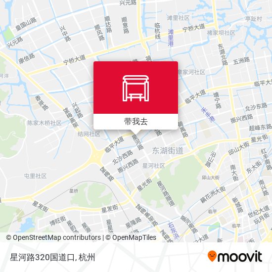星河路320国道口地图