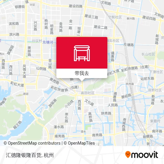 汇德隆银隆百货地图