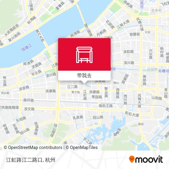 江虹路江二路口地图