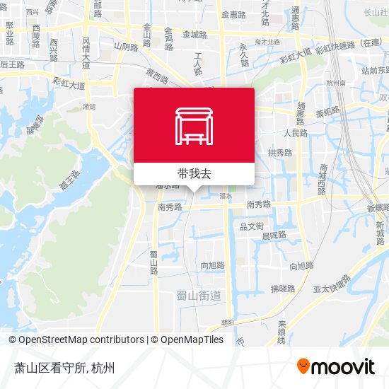 萧山区看守所地图
