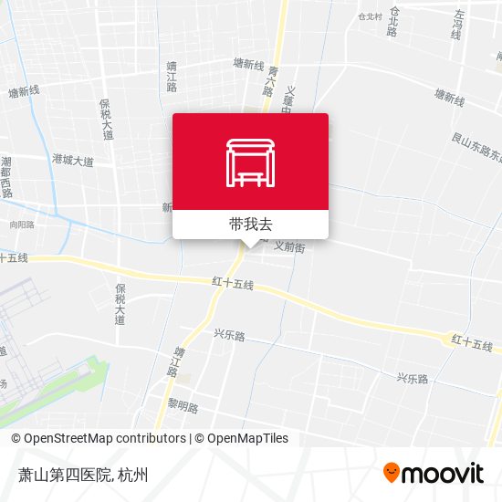 萧山第四医院地图