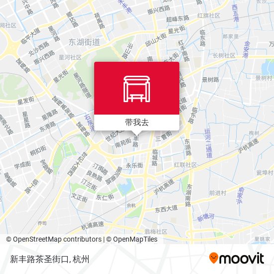 新丰路茶圣街口地图