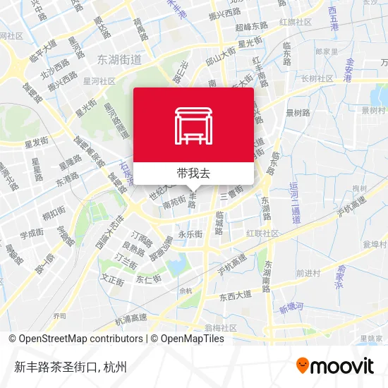 新丰路茶圣街口地图