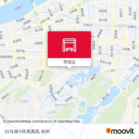 白马湖小区凤凰苑地图