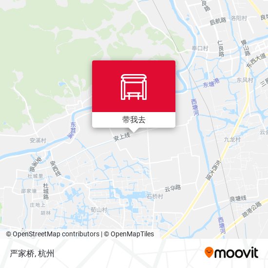 严家桥地图