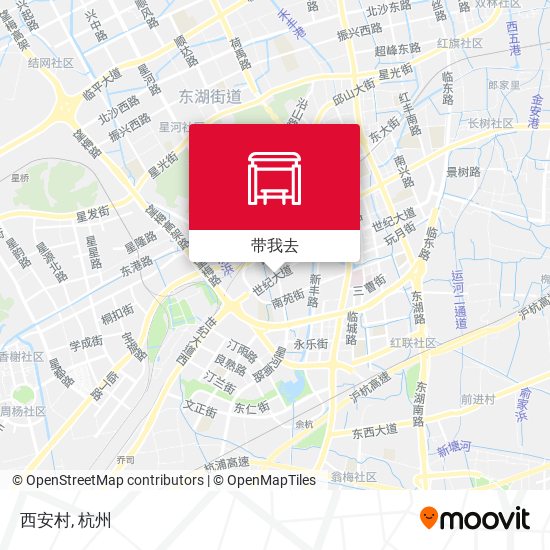 西安村地图
