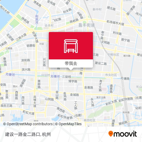 建设一路金二路口地图