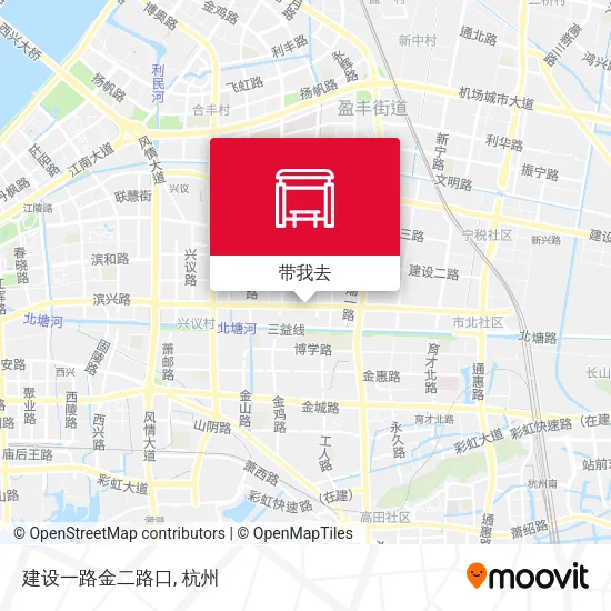 建设一路金二路口地图
