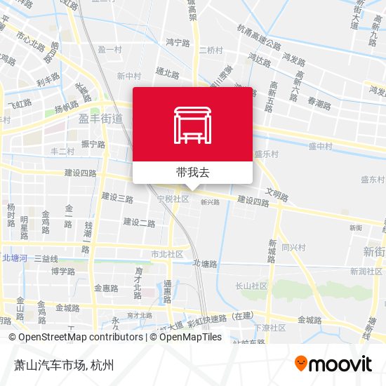 萧山汽车市场地图