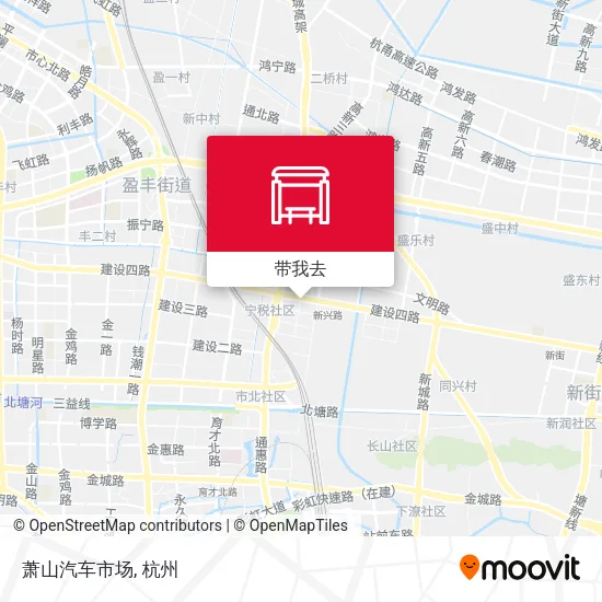 萧山汽车市场地图