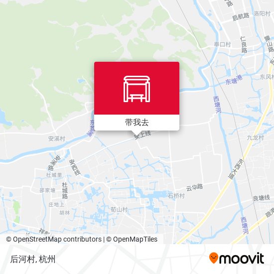 后河村地图