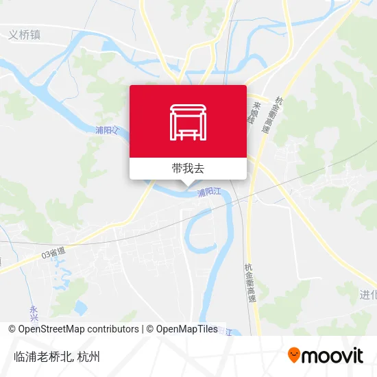 临浦老桥北地图