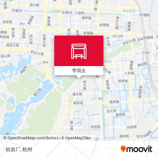 杭齿厂地图