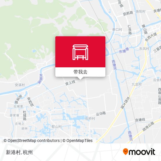 新港村地图
