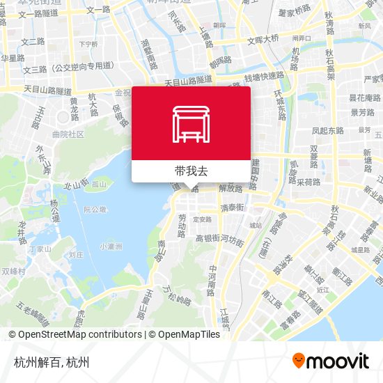 杭州解百地图