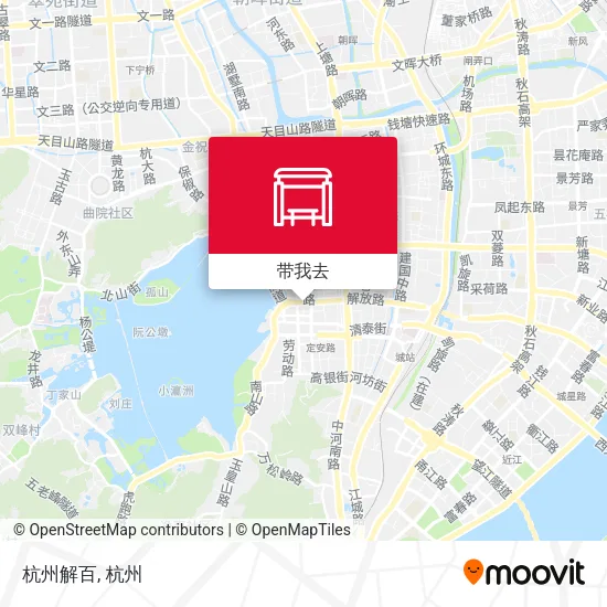 杭州解百地图