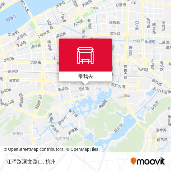 江晖路滨文路口地图