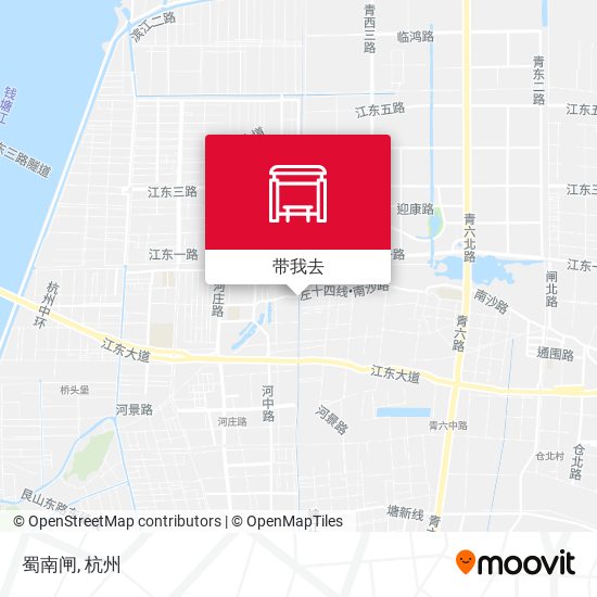 蜀南闸地图