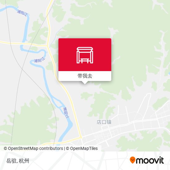 岳驻地图