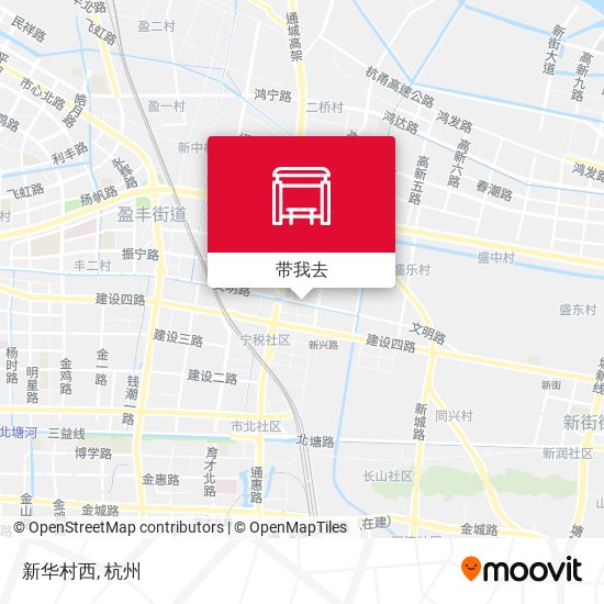 新华村西地图