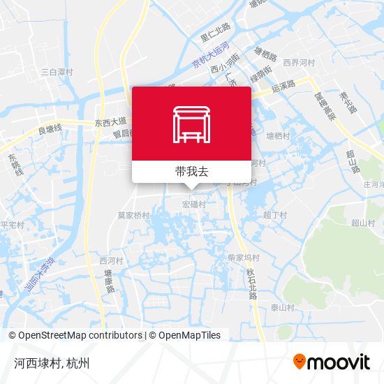 河西埭村地图