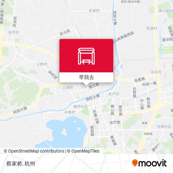 蔡家桥地图