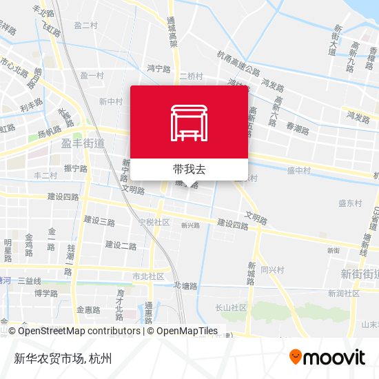 新华农贸市场地图