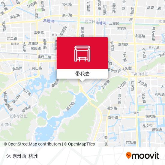 休博园西地图