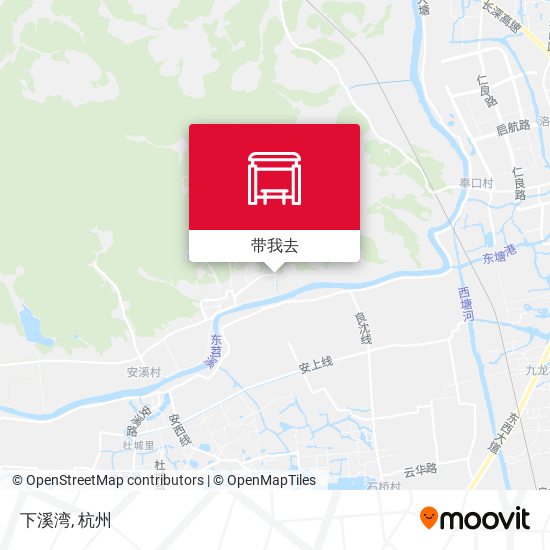 下溪湾地图