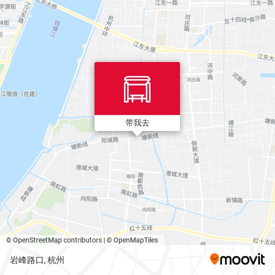 岩峰路口地图